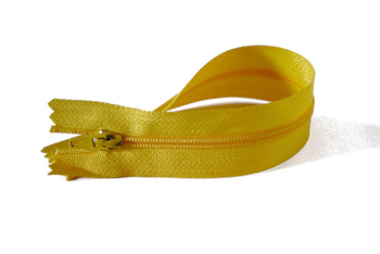 Zamek błyskawiczny - żółty